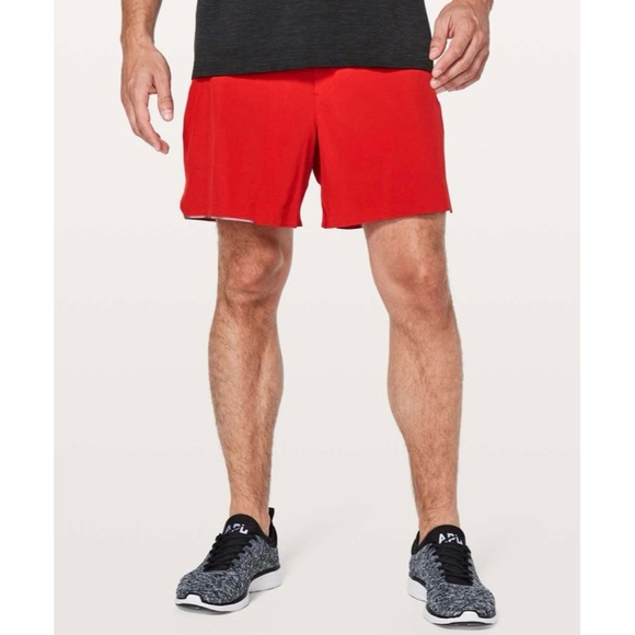 lululemon athletica Other - Lululemon Men’s Surge Short *6" Updated in Bold Red Size L